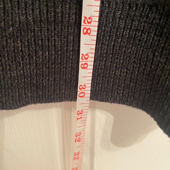 FEAR OF GOD ESSENTIALS Knit Sweater - Black/Dark Slate, Size Large - Picture 6 of 6